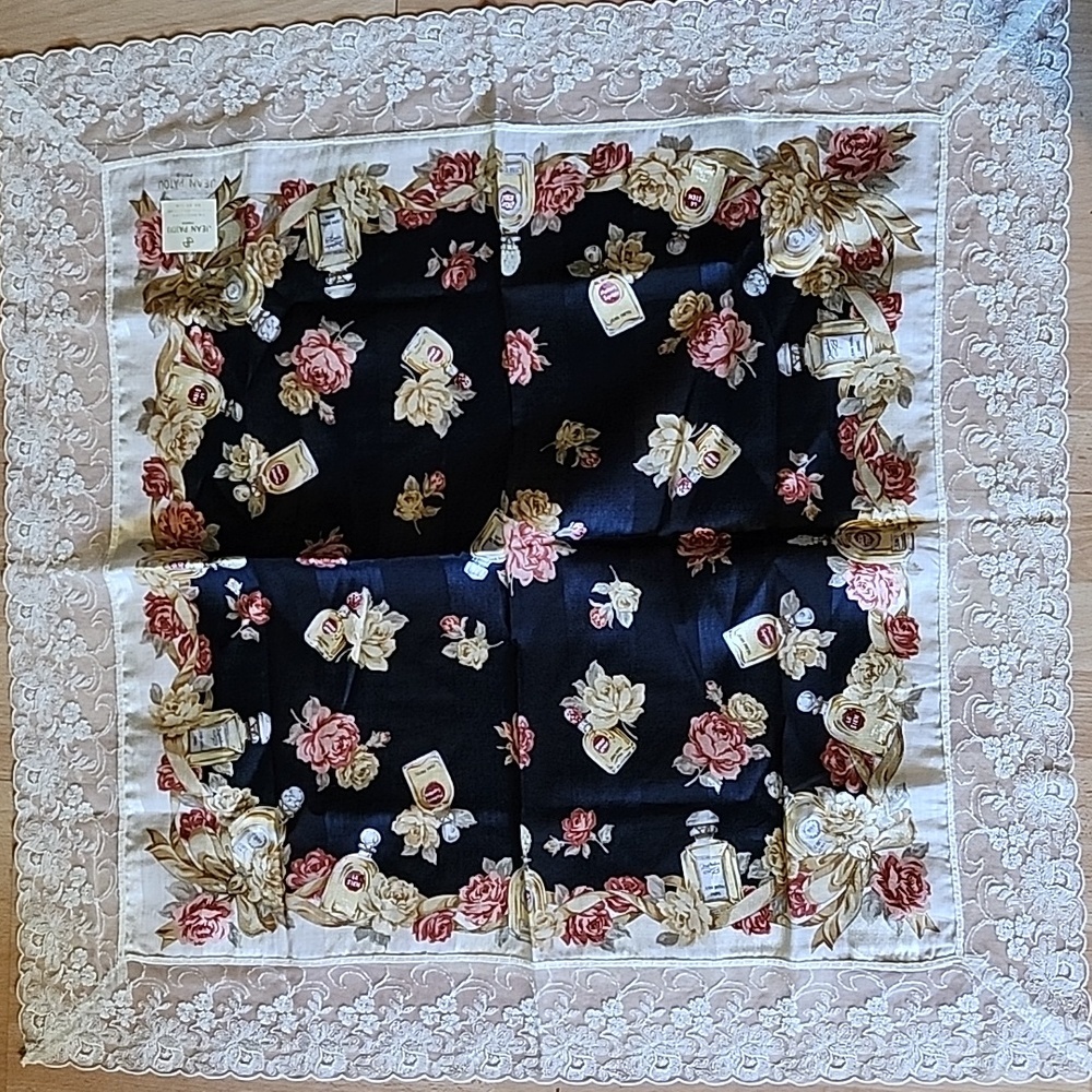Jean Patou #6 paris Handkerchief/ Scarf